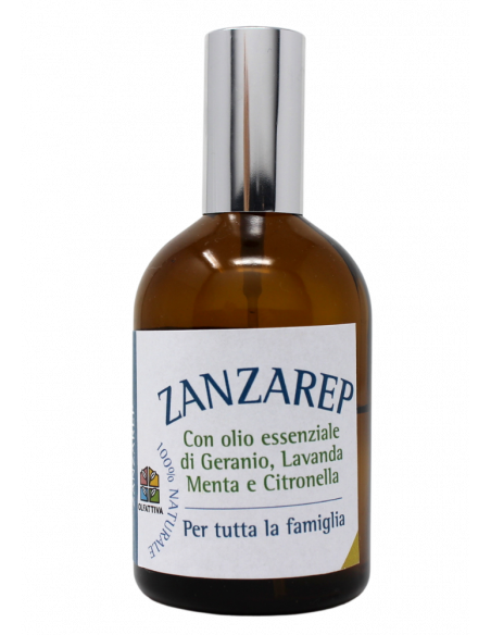 Zanzarep spray profumato anti zanzare.
Brand Olfattiva.