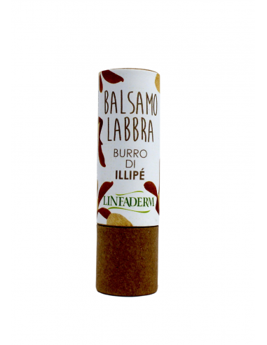 Balsamo Labbra con Burro di Illipè.
Brand Linfaderm.