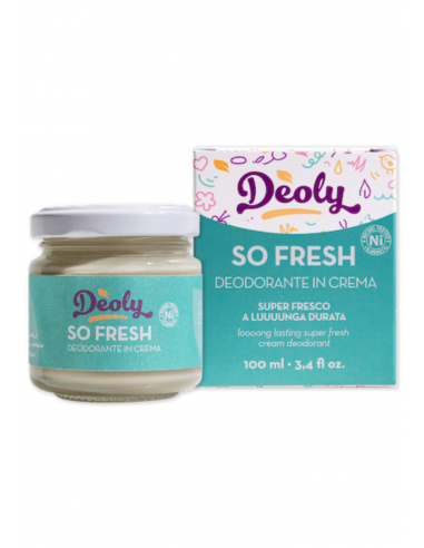 Deodorante Deoly So Fresh 100 ml Plastic Free.
Brand Derma Viridis.