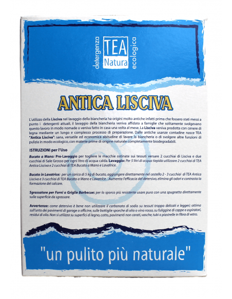 Antica Lisciva Detergente Ecologico.
Brand TeaNatura.