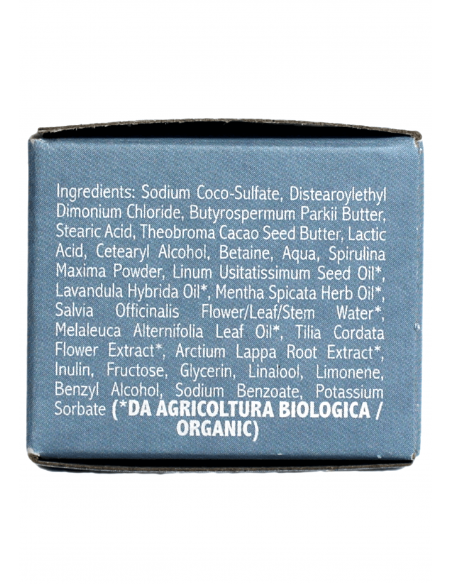 Shampoo Solido Purezza purificante e anti-forfora.
Brand La Saponaria.