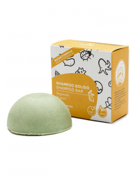 Shampoo Solido per Capelli Grassi al Bergamotto.
Brand Tukiki.